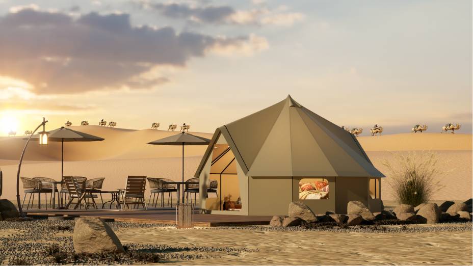 扎鲁特旗露营酒店帐篷厂家